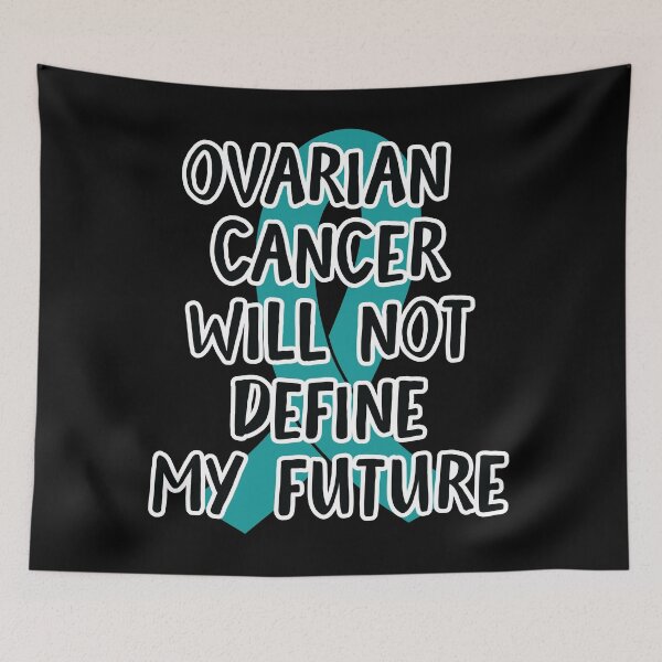 Item preview, Ovarian Cancer Will Not Define My Future Teal Ribbon designed and sold by NotEnoughSpoons.