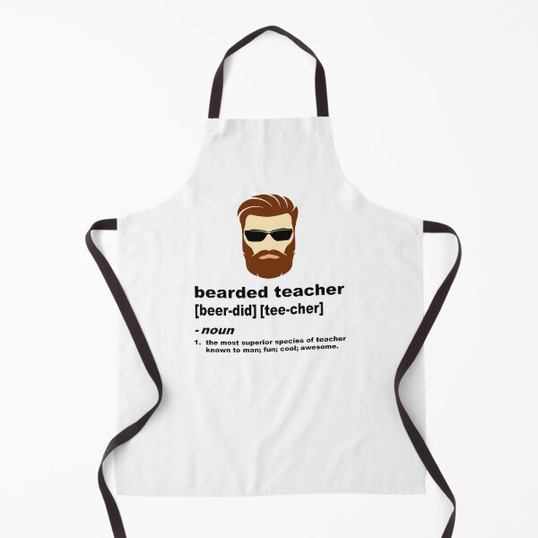 Item preview, Funny Beard Teacher Shirt; Teacher Appreciation Gift for Men designed and sold by chuckletees.