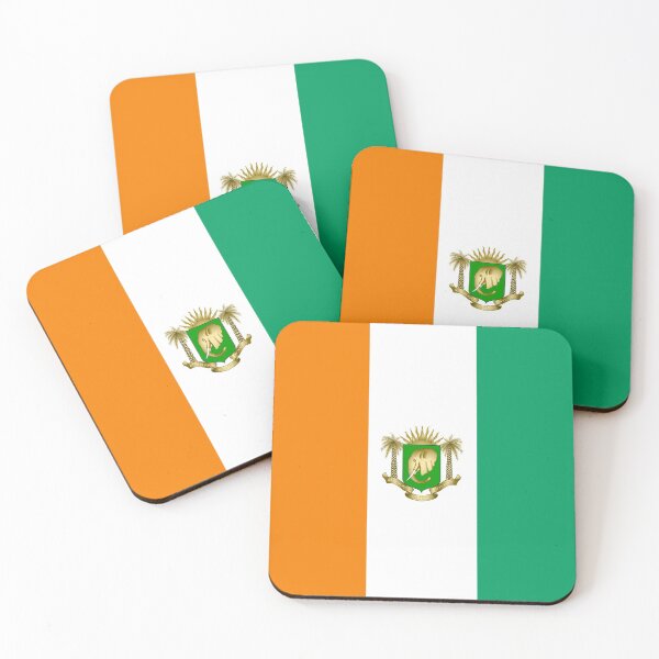 Item preview, Cote d'Ivoire flag-coat of arms designed and sold by P-I-R.