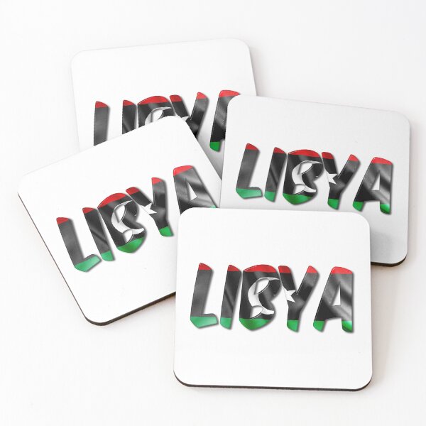 Item preview, Libya Word With Flag Texture designed and sold by MarkUK97.
