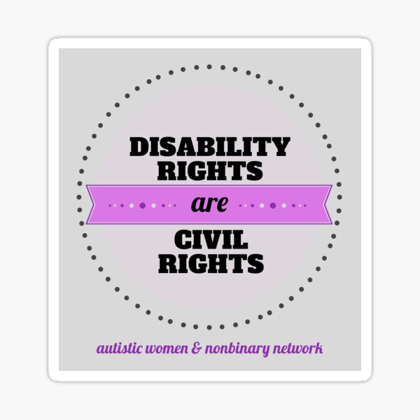 Disability Rights Sticker