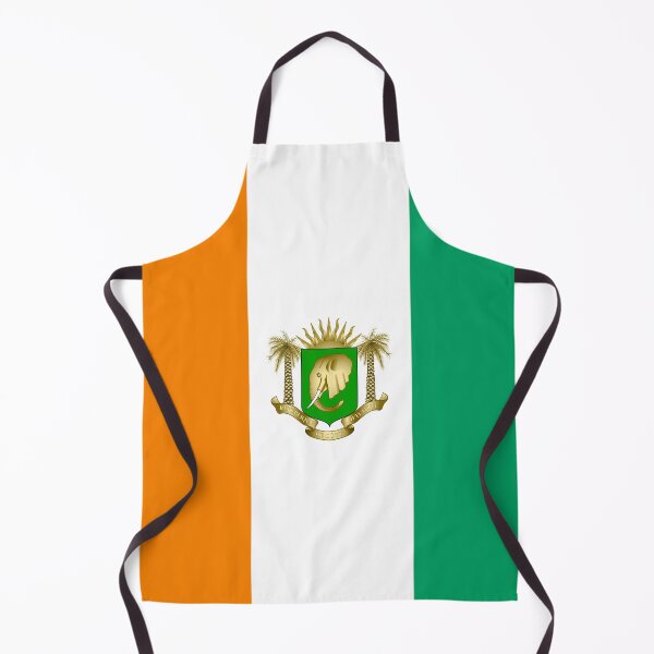 Item preview, Cote d'Ivoire flag-coat of arms designed and sold by P-I-R.