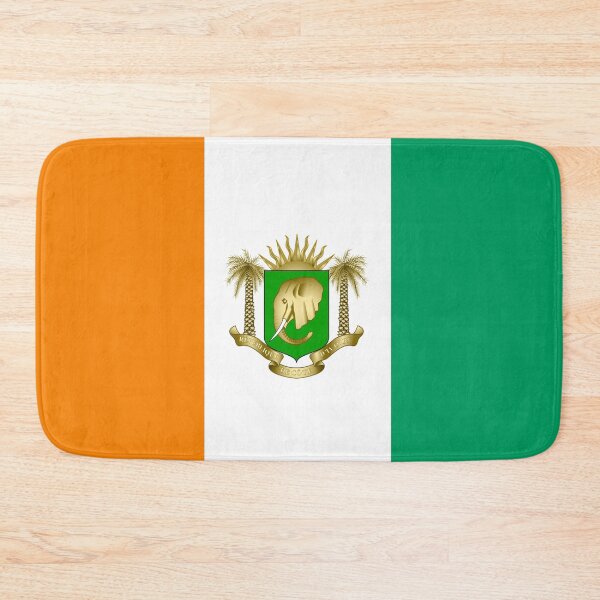 Item preview, Cote d'Ivoire flag-coat of arms designed and sold by P-I-R.