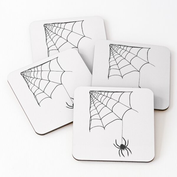Item preview, Spider crawling down a spider's web designed and sold by queensoft.