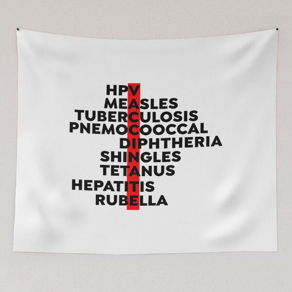 Artikelvorschau, Pro Vaccination Message For Immunization Awareness Grafikprodukt entworfen und verkauft von NoveltyMerch.
