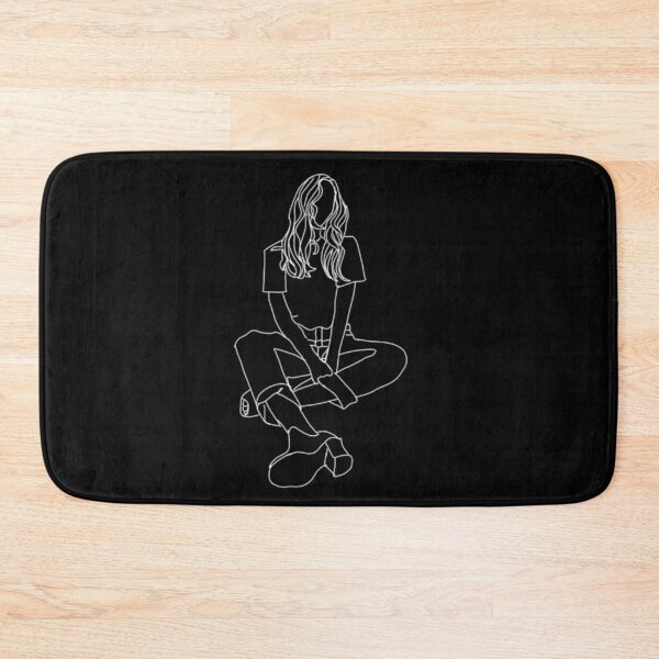 Item preview, Aesthetic Girl Outline Sitting designed and sold by Melly-Jellyarts.