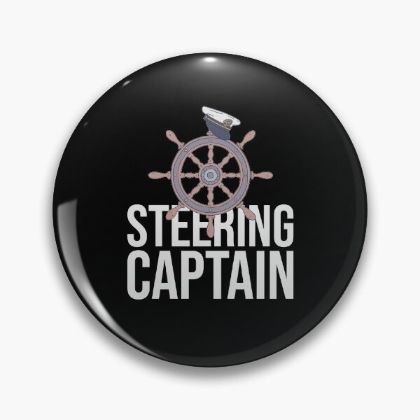 Item preview, Steering Captain Text - Wooden Wheel - Shipmaster designed and sold by DeWinnes.