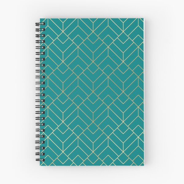 Item preview, Gold and Teal Tile Pattern designed and sold by Blue-Banana.