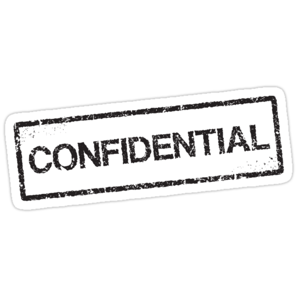 clue confidential envelope clipart black and white