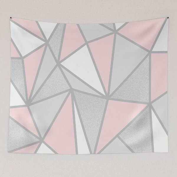 Item preview, Grey & Pink Geo designed and sold by Blue-Banana.