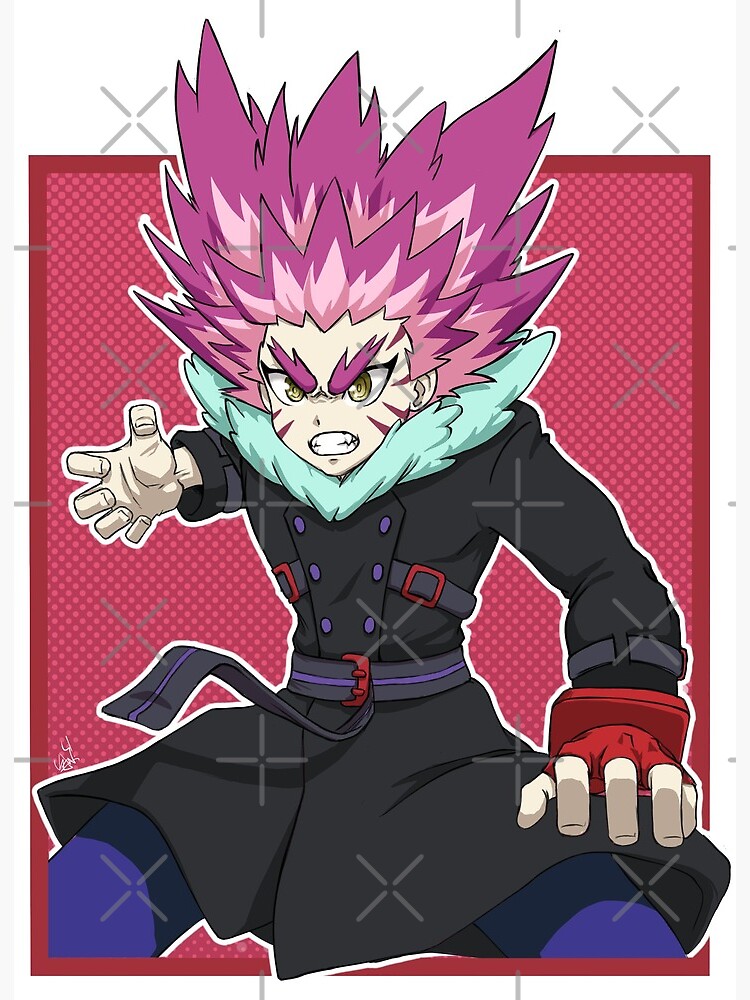 Xhan / Xavier Bogard from Beyblade Burst Art Board Print by Kaw