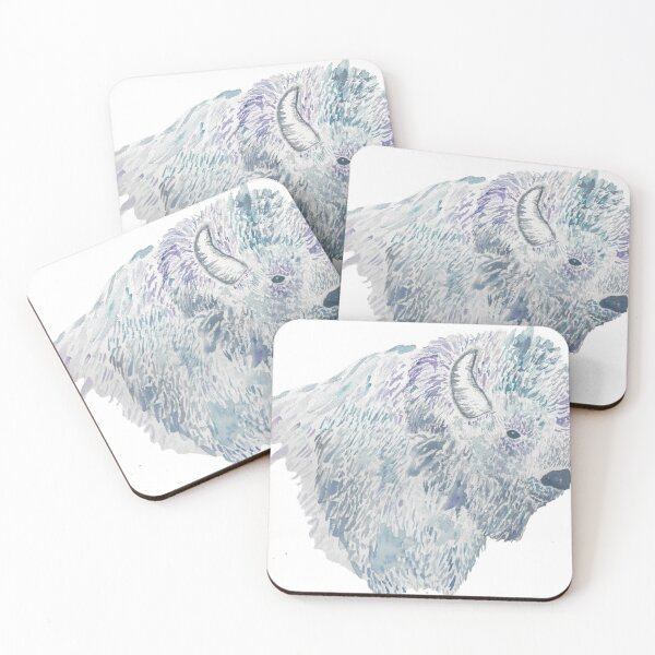 Item preview, Watercolor Buffalo designed and sold by ArtChildGalore.