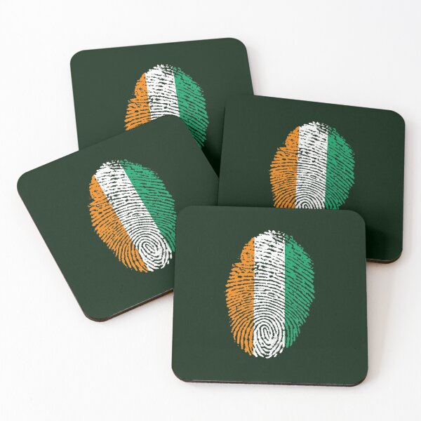 Item preview, Cote d'Ivoire fingerprint flag designed and sold by P-I-R.