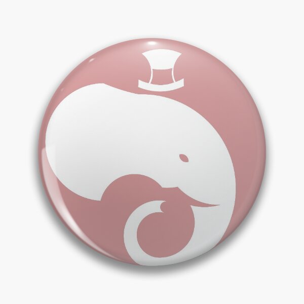 Item preview, pink elephant  designed and sold by Witch Sprout.