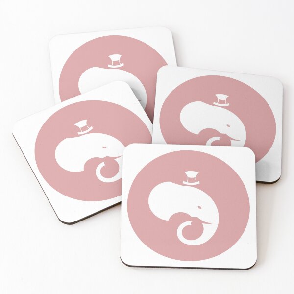 Item preview, pink elephant  designed and sold by Witch Sprout.