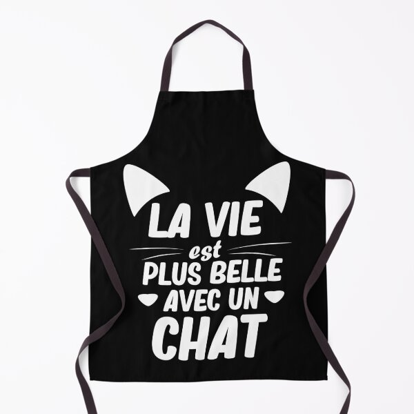 Item preview, la vie est plus belle avec un chat designed and sold by alaechamlal.