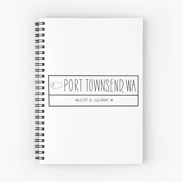Item preview, Port Townsend Washington Coordinates designed and sold by Emily Designs.