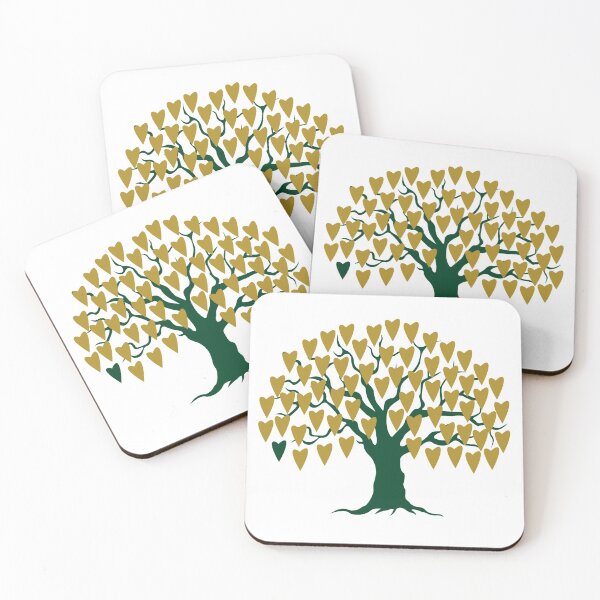 Item preview, Tree of Love - Heart Leaves on an Ancient Tree designed and sold by literarylyme.