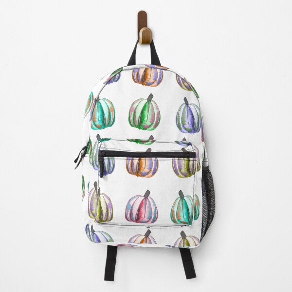 Item preview, Neon Watercolor Pumpkins Pattern designed and sold by monitdesign.