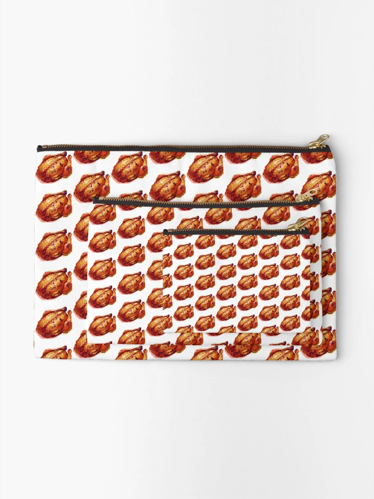 Thumbnail 2 of 4, Zipper Pouch, Chicken Roti designed and sold by sukotsuto_art.
