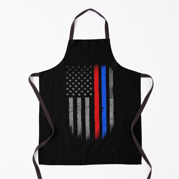 Item preview, Thin Red Blue Line Flag -Firefighter - Police Officers designed and sold by bluelinegear.