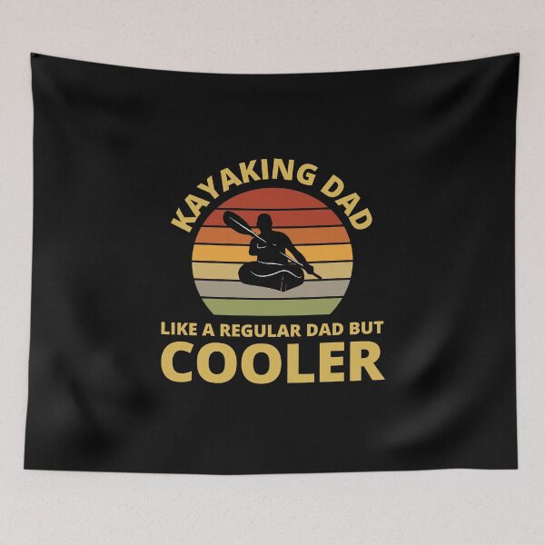 Item preview, Vintage Retro Kayaking Kayak Kayaker Dad Fathers Day Gift designed and sold by TastefulTees.