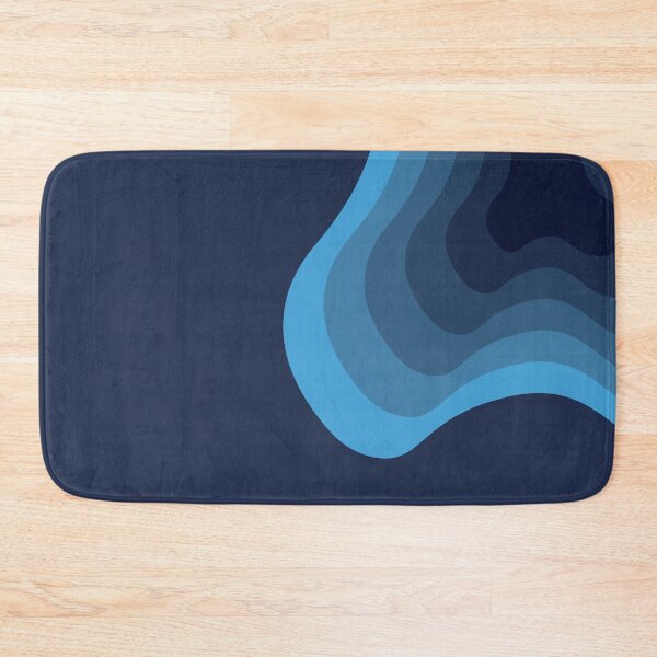 Item preview, Artistic Blue color gradient abstract design designed and sold by Crafteez.