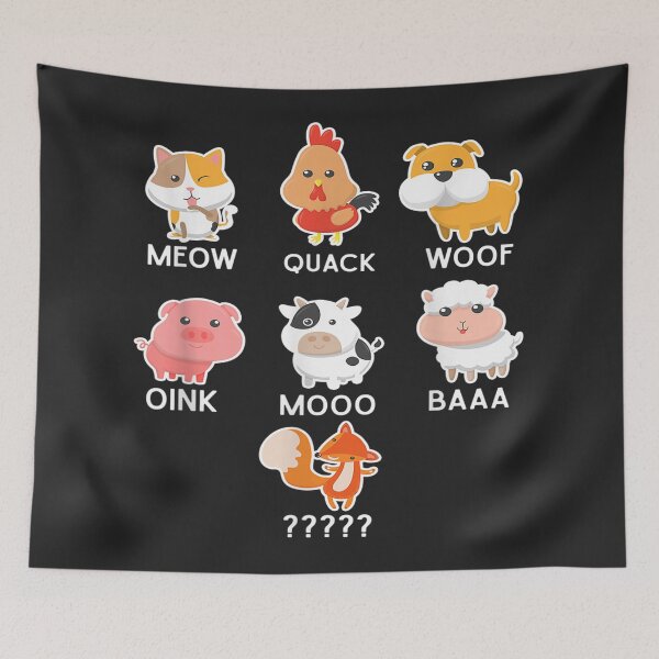 Item preview, A What Does The Fox Say Animals designed and sold by LaThresRice.