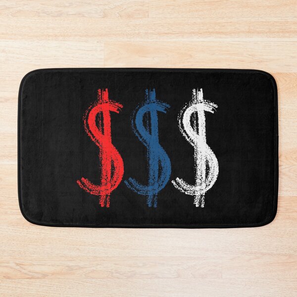 Artikelvorschau, Dollar Symbol Blau Rot Weiß Geburtstagsgeschenk entworfen und verkauft von GBDesigner.