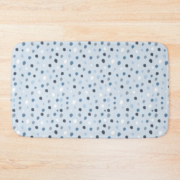Item preview, blue irregular polka dots pattern designed and sold by cherry by hs (coucou).