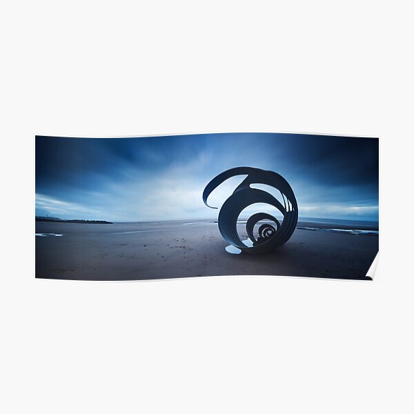 Mary's Shell - Cleveleys Beach panoramic Poster