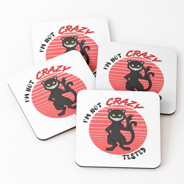 Item preview, Crazy cat. I'm not Crazy. Tested designed and sold by NataliaSoltan.