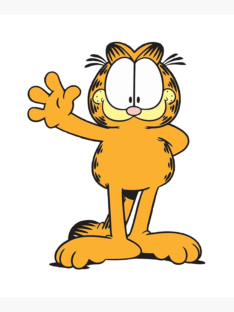 "BEST TO BUY - Garfield Cat" Mounted Print by LomasREAL | Redbubble
