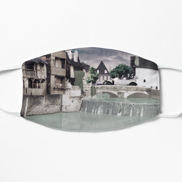 South-West Travel Salies de Béarn France - Old Flat Mask