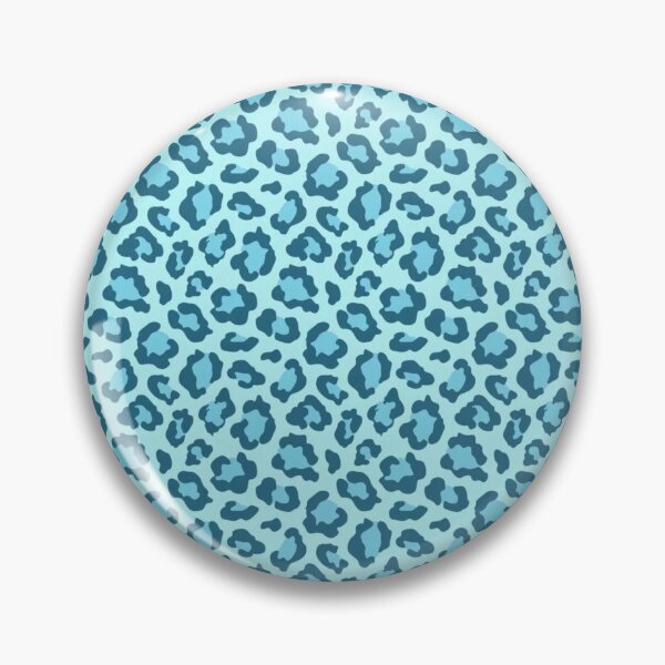 Item preview, blue leopard print  designed and sold by Jaclyn's Stickers & Designs.