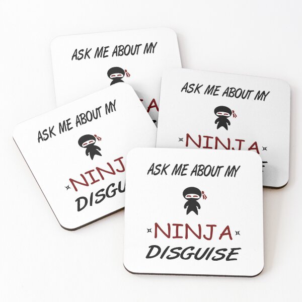 Item preview, Ask Me About My Ninja Disguise designed and sold by AnimaLovers.