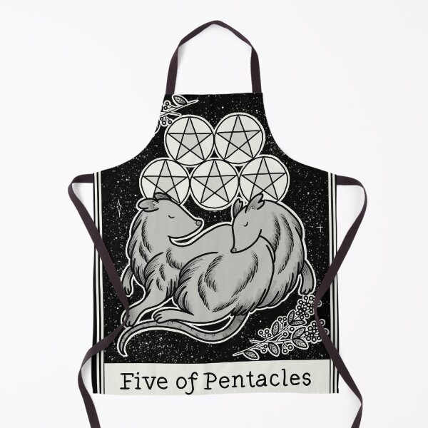 Aperçu de l'œuvre Cinq des pentacles créée et vendue par WyrdandWoven.