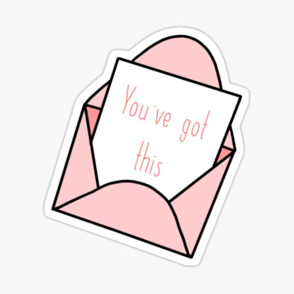 You Ve Got This Mail Sticker By Hsrdesigns Redbubble