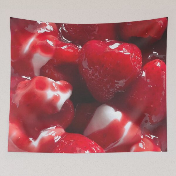 Item preview, Strawberries & Cream Close-Up Photography designed and sold by Sunny Collections.