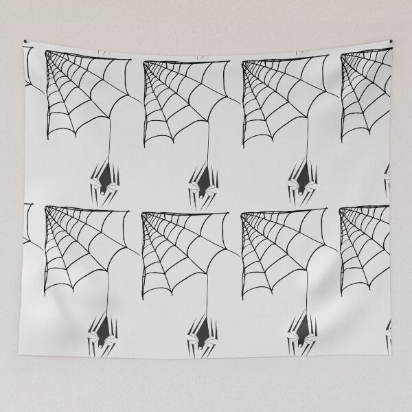 Item preview, Large Spider crawling down a spider's web designed and sold by queensoft.