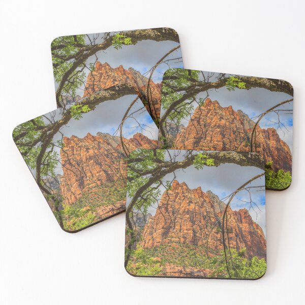 Item preview, USA. Utah. Zion National Park. Framed by Tree. designed and sold by vadim19.