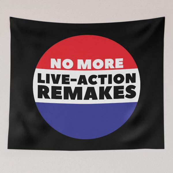 Item preview, No more live-action remakes - Election Parody Funny designed and sold by AmpersandCuster.