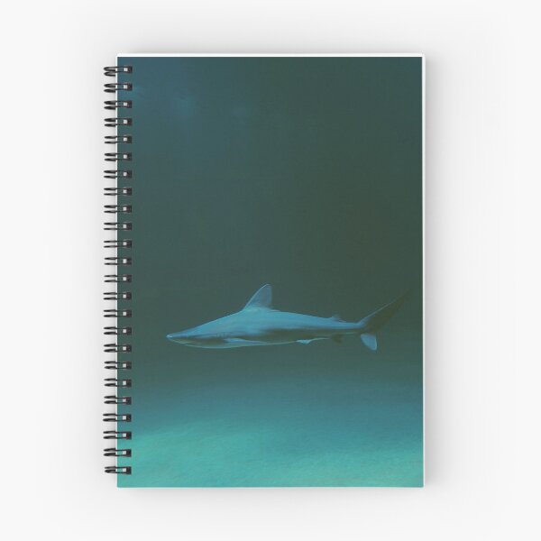 Item preview, Shark in dark blue waters designed and sold by Picsandmoreshop.