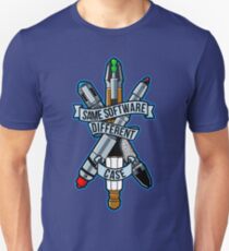 Same Software Different Case (Colored Version) Slim Fit T-Shirt