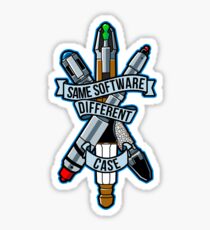 Same Software Different Case (Colored Version) Sticker