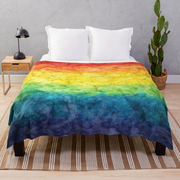 Item preview, Abstract, Rainbow Colors, Yellow, Blue, Red,  Watercolor Painting designed and sold by Logic72.