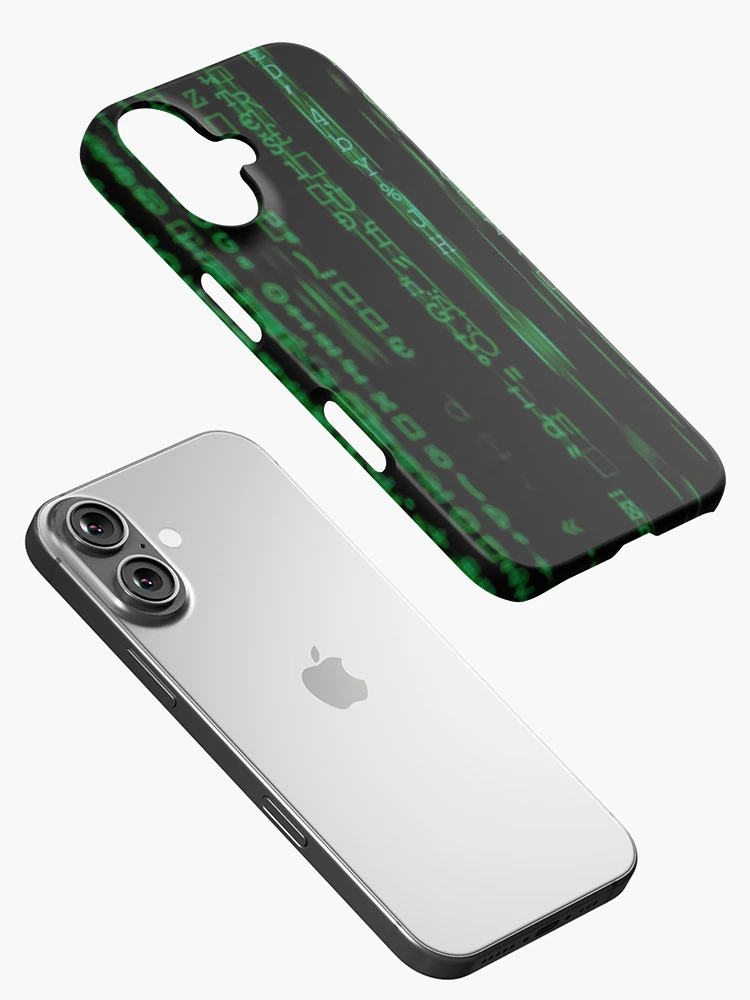 Thumbnail 2 of 4, iPhone Case, Green Code designed and sold by michelles2321.
