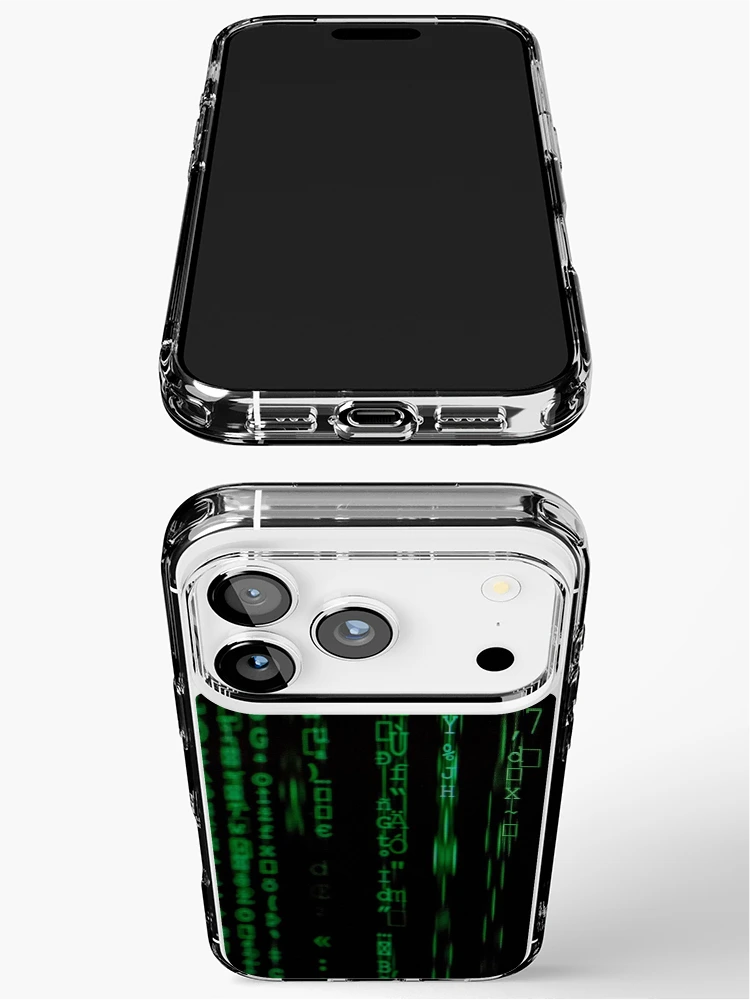 Thumbnail 3 of 5, iPhone Case, Green Code designed and sold by michelles2321.