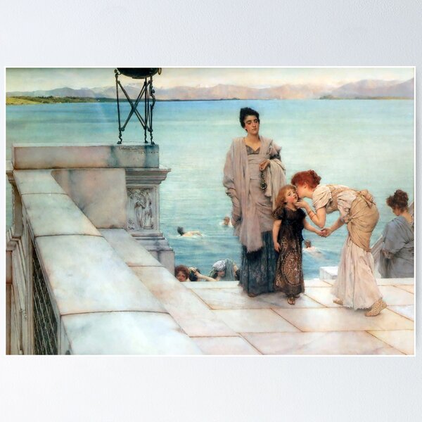 Item preview, A Kiss - Lawrence Alma-Tadema - 1891 designed and sold by CJET.