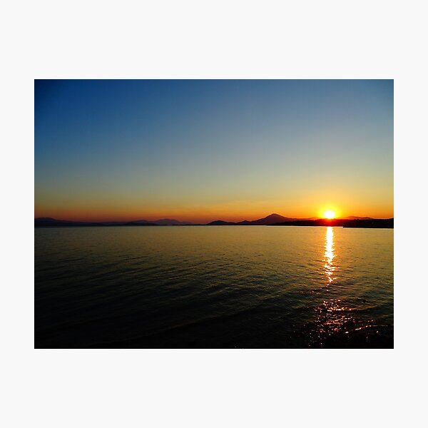 Item preview, Amazing Skies Over The Mediterranean Sea at sunset designed and sold by Catavan.